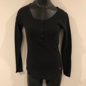 Women’s Pink Scoop neck Long Sleeve Shirt